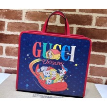 Gucci print tote bag 605614 GG Supreme canvas 06