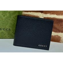 Gucci Bi-fold wallet with Gucci logo 771148 in Black leather