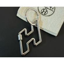 Hermes H Too Speed key ring in metal