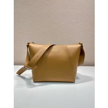 PRADA Leather shoulder bag 2VH177 black 2024