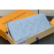 Louis Vuitton Monogram Empreinte Zippy Wallet M83225 Blue Hour 2024