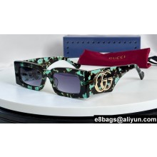 Gucci Rectangular frame Sunglasses 755254 GG1425S 05 2024