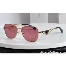 Prada Sunglasses with Triangle Logo SPRA50S 04 2024