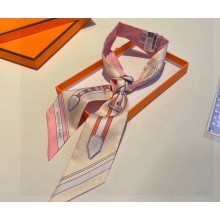 Hermes Twilly Silk Scarf 5x86cm 240221 08 2024