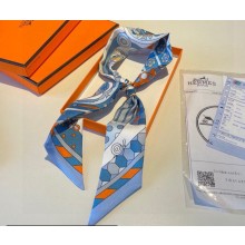 Hermes Twilly Silk Scarf 5x86cm 240221 13 2024
