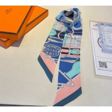 Hermes Twilly Silk Scarf 5x86cm 240221 03 2024