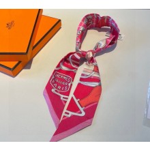 Hermes Twilly Silk Scarf 5x86cm 240221 04 2024
