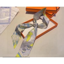 Hermes Twilly Silk Scarf 5x86cm 240221 19 2024