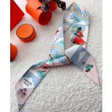 Hermes Twilly Silk Scarf 5x86cm 240221 22 2024
