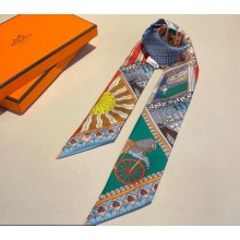 Hermes Twilly Silk Scarf 5x86cm 240221 37 2024