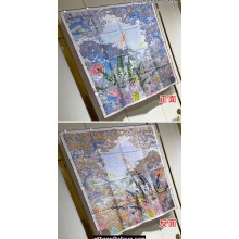Hermes scarf 90x90cm in silk twill Top Quality 03 2024