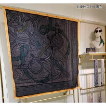 Hermes Shawl 140 Scarf in cashmere and silk 140x140cm Top Quality 111 2024