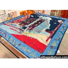 Hermes Shawl 140 Scarf in cashmere and silk 140x140cm Top Quality 119 2024
