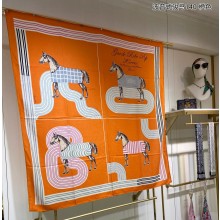 Hermes Shawl 140 Scarf in cashmere and silk 140x140cm Top Quality 123 2024