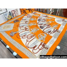 Hermes Shawl 140 Scarf in cashmere and silk 140x140cm Top Quality 127 2024