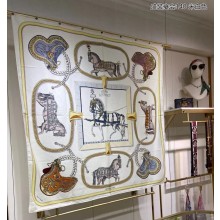 Hermes Shawl 140 Scarf in cashmere and silk 140x140cm Top Quality 134 2024
