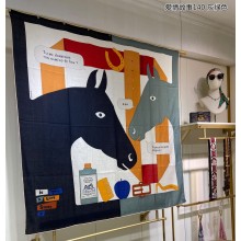 Hermes Shawl 140 Scarf in cashmere and silk 140x140cm Top Quality 136 2024