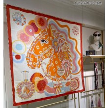 Hermes Shawl 140 Scarf in cashmere and silk 140x140cm Top Quality 16 2024