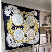 Hermes Shawl 140 Scarf in cashmere and silk 140x140cm Top Quality 48 2024