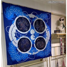 Hermes Shawl 140 Scarf in cashmere and silk 140x140cm Top Quality 50 2024