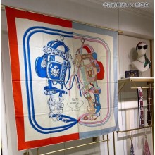 Hermes Shawl 140 Scarf in cashmere and silk 140x140cm Top Quality 56 2024