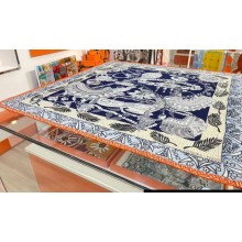 Hermes Shawl 140 Scarf in cashmere and silk 140x140cm Top Quality 57 2024