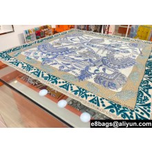 Hermes Shawl 140 Scarf in cashmere and silk 140x140cm Top Quality 58 2024