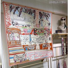 Hermes Shawl 140 Scarf in cashmere and silk 140x140cm Top Quality 63 2024