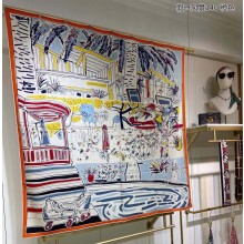 Hermes Shawl 140 Scarf in cashmere and silk 140x140cm Top Quality 66 2024