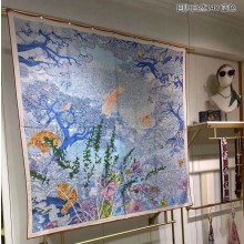 Hermes Shawl 140 Scarf in cashmere and silk 140x140cm Top Quality 70 2024