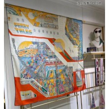 Hermes Shawl 140 Scarf in cashmere and silk 140x140cm Top Quality 80 2024