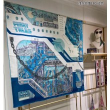 Hermes Shawl 140 Scarf in cashmere and silk 140x140cm Top Quality 81 2024