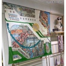 Hermes Shawl 140 Scarf in cashmere and silk 140x140cm Top Quality 82 2024