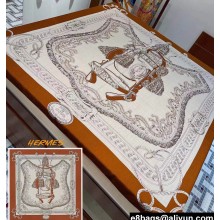 Hermes Shawl 140 Scarf in cashmere and silk 140x140cm Top Quality 84 2024