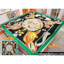 Hermes Shawl 140 Scarf in cashmere and silk 140x140cm Top Quality 94 2024