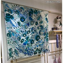 Hermes Shawl 140 Scarf in cashmere and silk 140x140cm Top Quality 101 2024