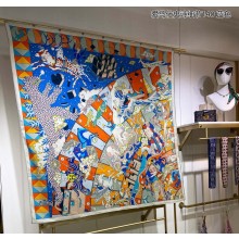 Hermes Shawl 140 Scarf in cashmere and silk 140x140cm Top Quality 102 2024