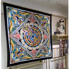Hermes Shawl 140 Scarf in cashmere and silk 140x140cm Top Quality 166 2024