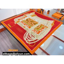 Hermes scarf 90x90cm in silk twill Top Quality 17 2024