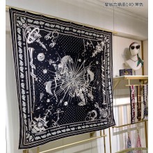 Hermes Shawl 140 Scarf in cashmere and silk 140x140cm Top Quality 148 2024