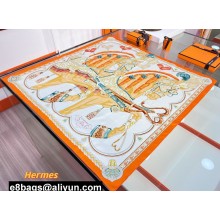 Hermes scarf 90x90cm in silk twill Top Quality 35 2024