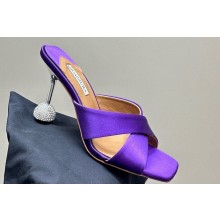 Aquazzura Heel 8.5cm Yes Darling Mules with crossover straps 06 2024