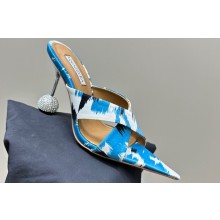 Aquazzura Heel 8.5cm Yes Darling Mules with crossover straps 12 2024