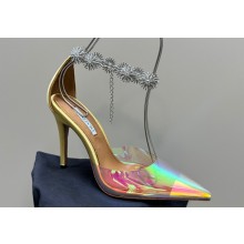Aquazzura Heel 9.5cm Comet Pumps in PVC Multicolor 2024