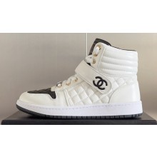 Chanel Quilting CC Logo High-top Sneakers Top Quality 10 2024