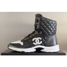 Chanel Quilting CC Logo High-top Sneakers Top Quality 01 2024