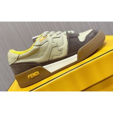 Fendi Match Leather low tops Women/Men Sneakers 01 2024