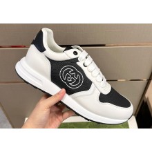 Gucci Calfskin Men's Sneakers with Interlocking G 01 2024