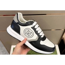 Gucci Calfskin Men's Sneakers with Interlocking G 02 2024