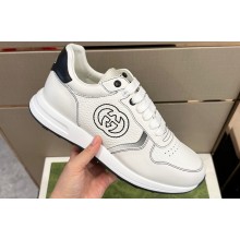 Gucci Calfskin Men's Sneakers with Interlocking G 04 2024